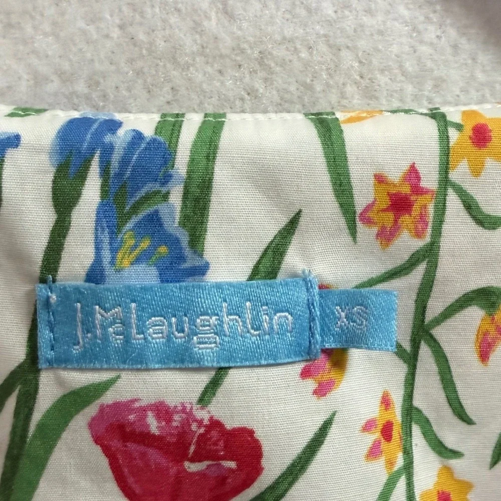 J MCLAUGHLIN Evalyn Madeira Garden Floral Dress XS bridal Garden‎ Party Brunch